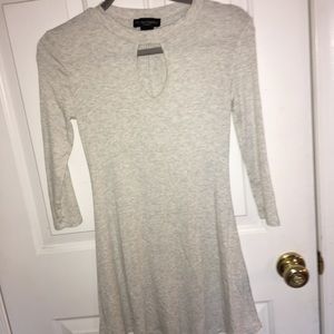 silver and white dress